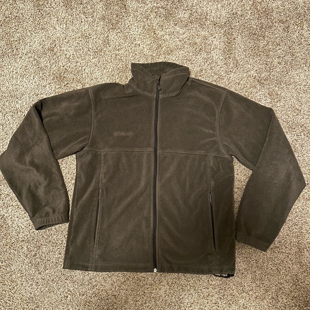 Brown Fleece Columbia Jacket